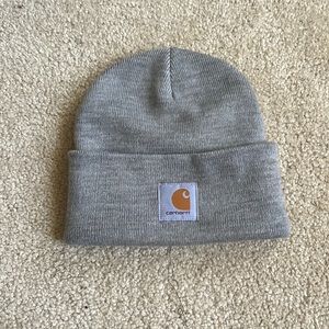 Grey Carhartt Knit Cuffed Beanie